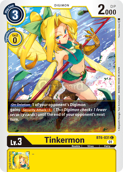 Bt6-031 - Tinkermon Common Single Card