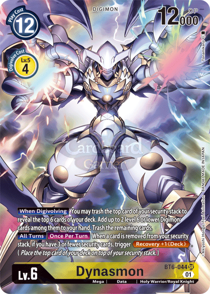 Bt6-044 - Dynasmon Super Rare (Alt Art) Single Card