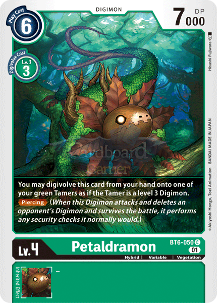 Bt6-050 - Petaldramon Common Single Card