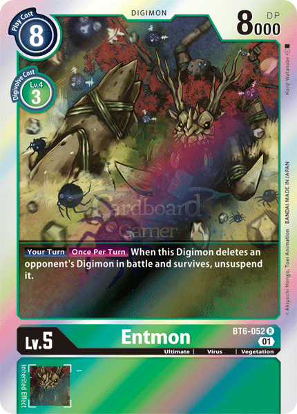 Bt6-052 - Entmon Rare Single Card