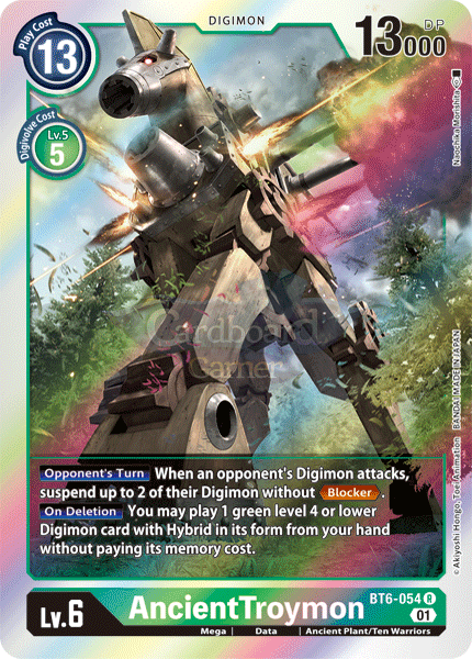 Bt6-054 - Ancienttroymon Rare Single Card