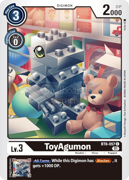 Bt6-057 - Toyagumon Common Single Card