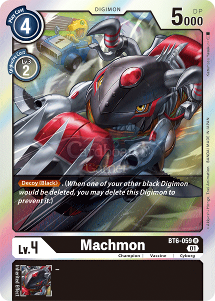 Bt6-059 - Machmon Rare Single Card