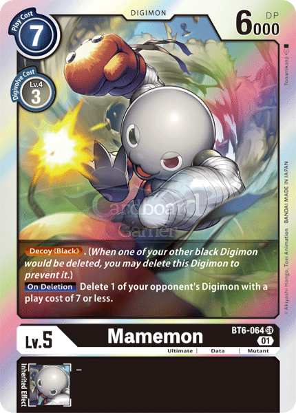 Bt6-064 - Mamemon Super Rare Single Card