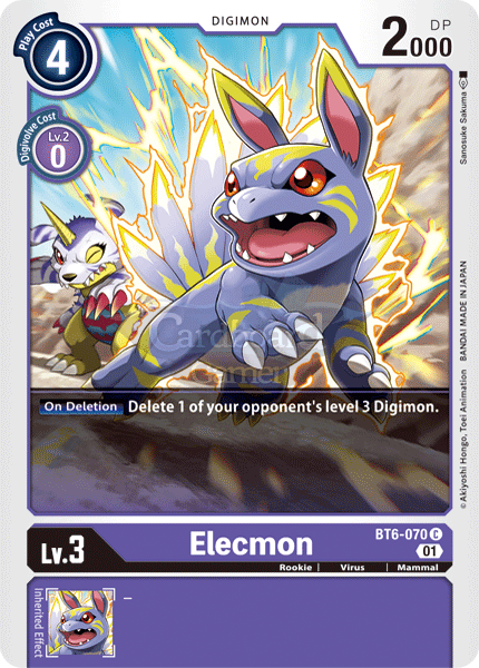 Bt6-070 - Elecmon Common Single Card