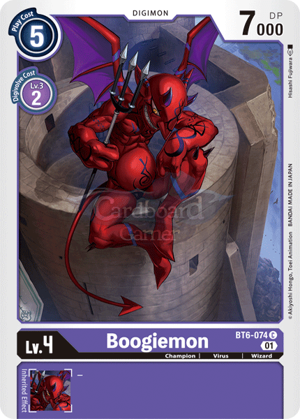 Bt6-074 - Boogiemon Common Single Card