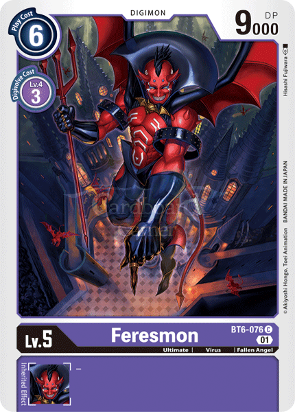 Bt6-076 - Feresmon Common Single Card