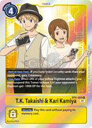 Bt6-089 - T.k. Takaishi & Kari Kamiya Rare Single Card