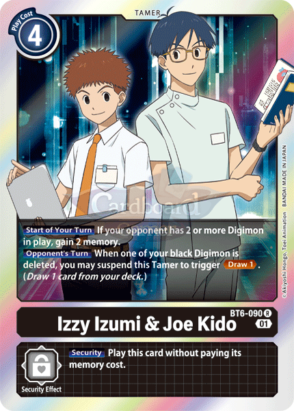 Bt6-090 - Izzy Izumi & Joe Kidorare Single Card