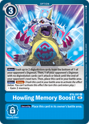 Bt6-097 - Howling Memory Boost! Uncommon Single Card