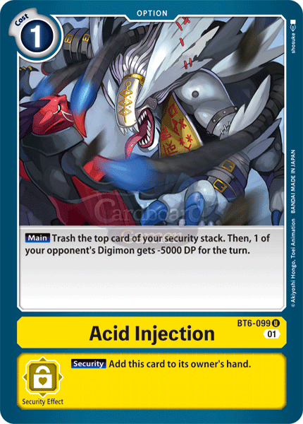 Bt6-099 - Acid Injection Uncommon Single Card