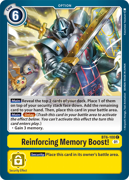 Bt6-100 - Reinforcing Memory Boost! Common Single Card