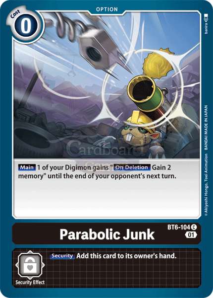 Bt6-104 - Parabolic Junk Common Single Card