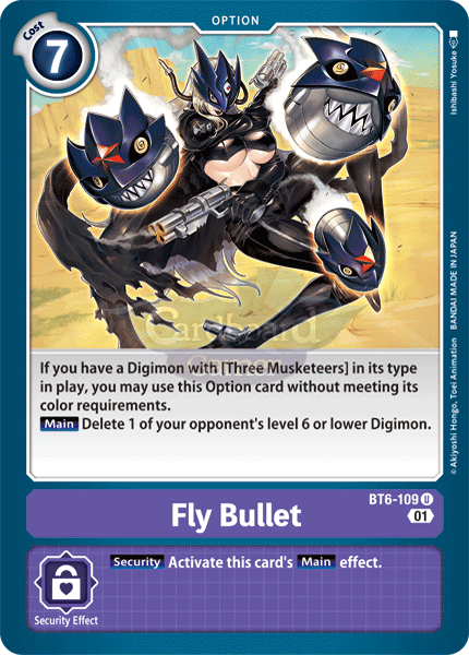 Bt6-109 - Fly Bullet Uncommon Single Card