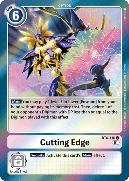 Bt6-110 - Cutting Edge Rare Single Card