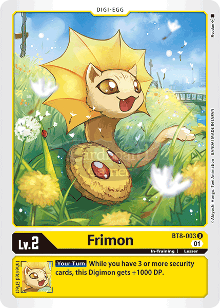 Bt8-003 Frimon Uncommon Single Card