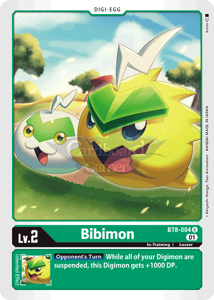 Bt8-004 Bibimon Uncommon Single Card