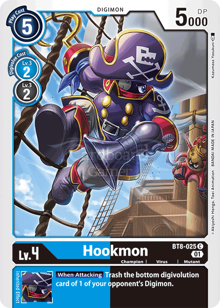 Bt8-025 Hookmon Common Single Card