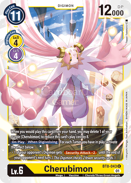 Bt8-043 Cherubimon Uncommon Single Card