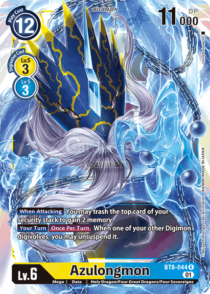 BT8-044 Azulongmon Rare