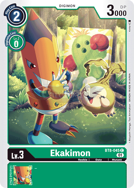 Bt8-045 Ekakimon Common Single Card