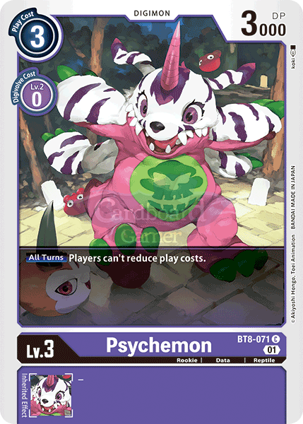 Bt8-071 Psychemon Common Single Card