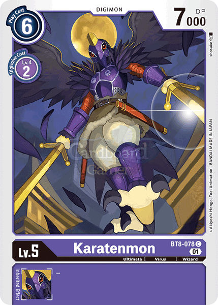 Bt8-078 Karatenmon Common Single Card