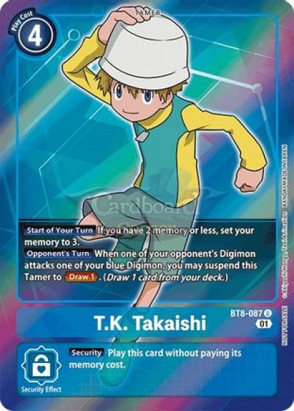 Bt8-087 Alternate Art T.k. Takaishi Box Topper Single Card