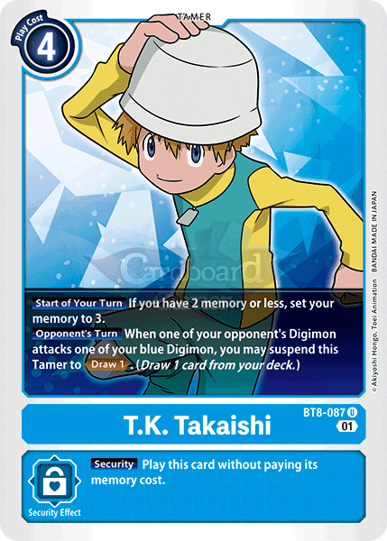 Bt8-087 T.k. Takaishi Uncommon Single Card