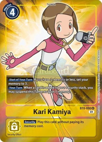 Bt8-090 Alternate Art Kari Kamiya Box Topper Single Card