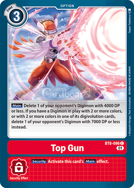 Bt8-096 Top Gun Common Single Card