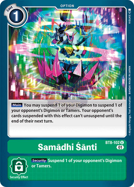 Bt8-102 Samdhi Nti Uncommon Single Card