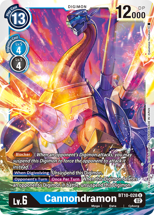 BT10-028 Cannondramon Uncommon