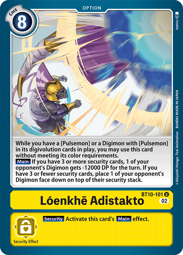 BT10-101 Lóenkhe Adistakto Uncommon