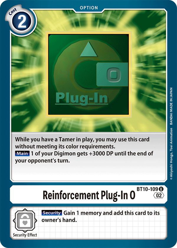 BT10-109 Reinforcement Plug-In O Uncommon