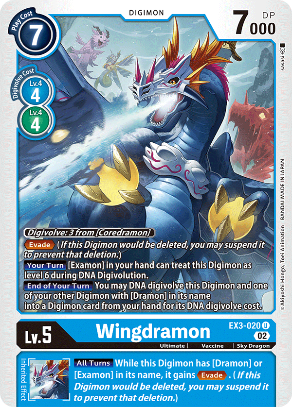 EX03-020 Wingdramon Uncommon