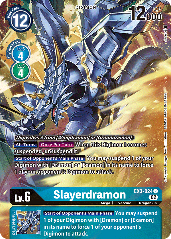 EX03-024 Slayerdramon Alternate Art Rare