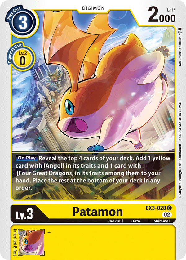 EX03-028 Patamon Common