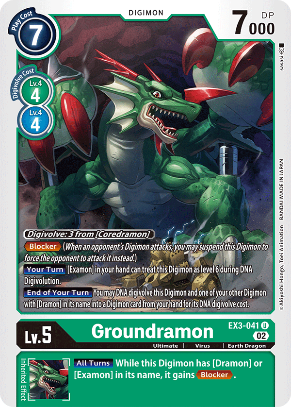 EX03-041 Groundramon Uncommon