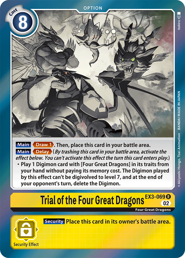 EX03-069 Trial of the Four Great Dragons Rare