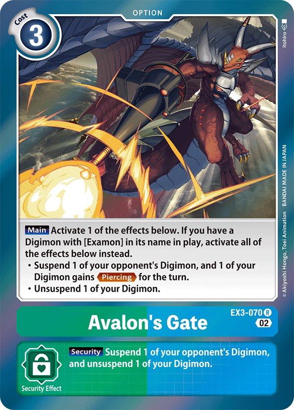 EX03-070 Avalon's Gate Rare