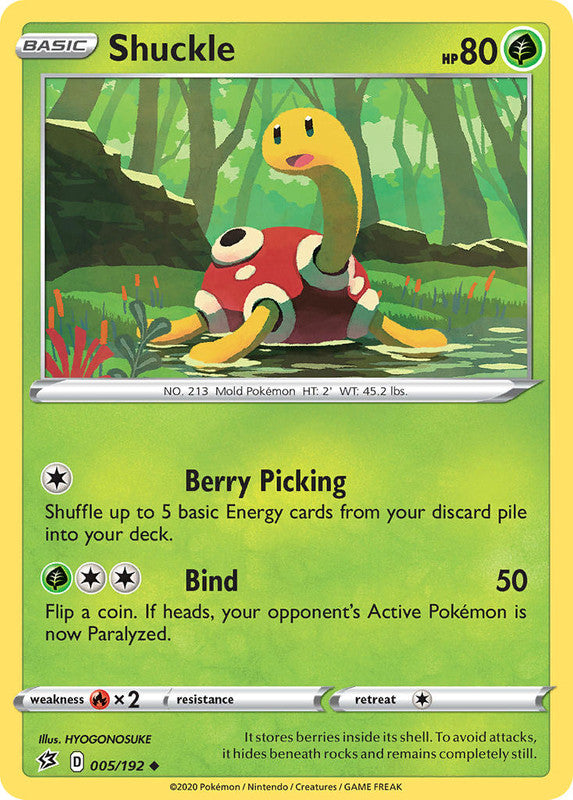 005/192 Shuckle Uncommon Rebel Clash