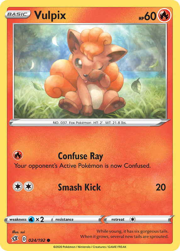 024/192 Vulpix Common Rebel Clash