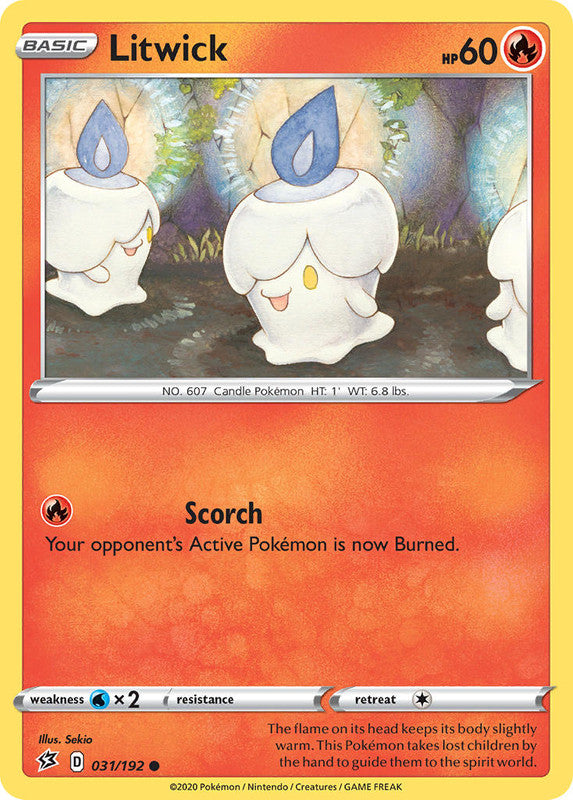 031/192 Litwick Common Rebel Clash