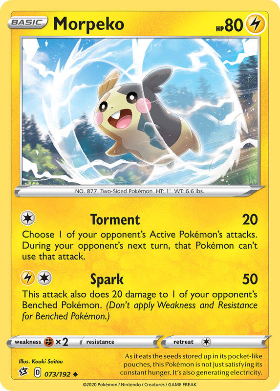 073/192 Morpeko Uncommon Rebel Clash