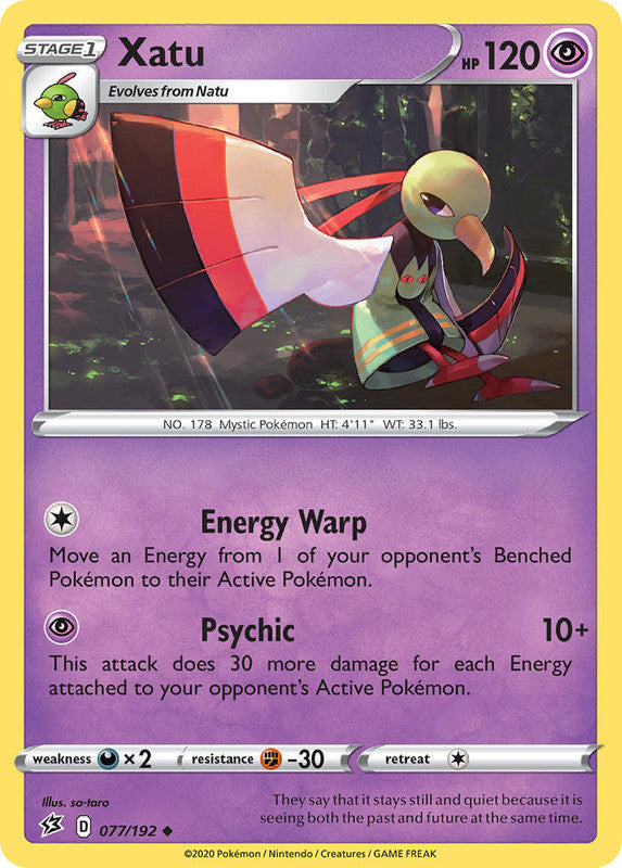 077/192 Xatu Uncommon Rebel Clash