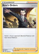 154/192 Boss's Orders Holo Rare Trainer Rebel Clash