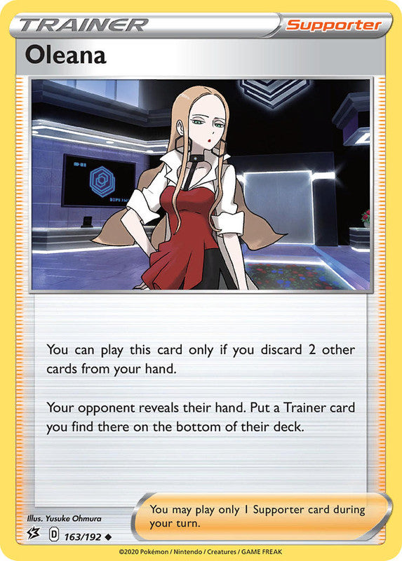 163/192 Oleana Trainer Uncommon Rebel Clash