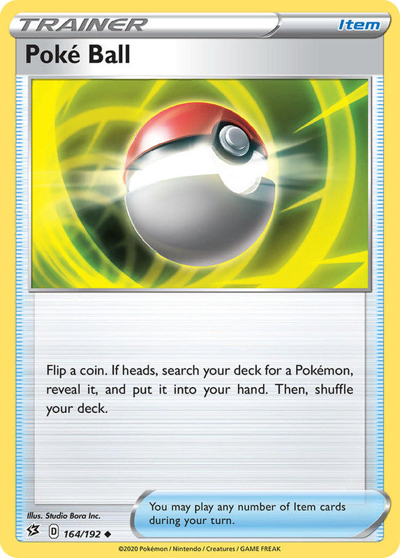 164/192 Poké Ball Trainer Uncommon Rebel Clash