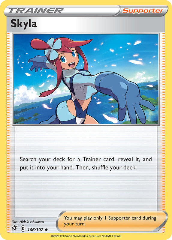 166/192 Skyla Trainer Uncommon Rebel Clash